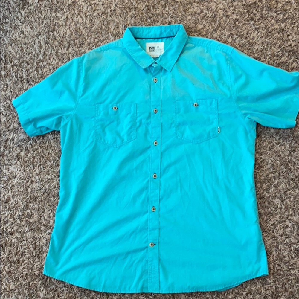Reef Button Up SS Woven Tee